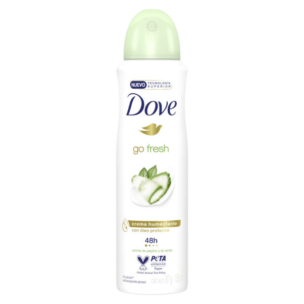 DOVE PEPINO VEGAN AER AP 150 ML DES