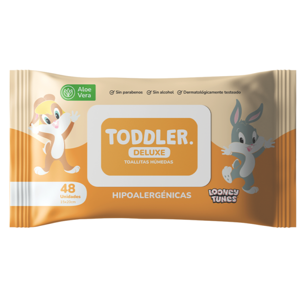 TODDLER DELUXE CON ALOE VERA 48 TOALLITAS